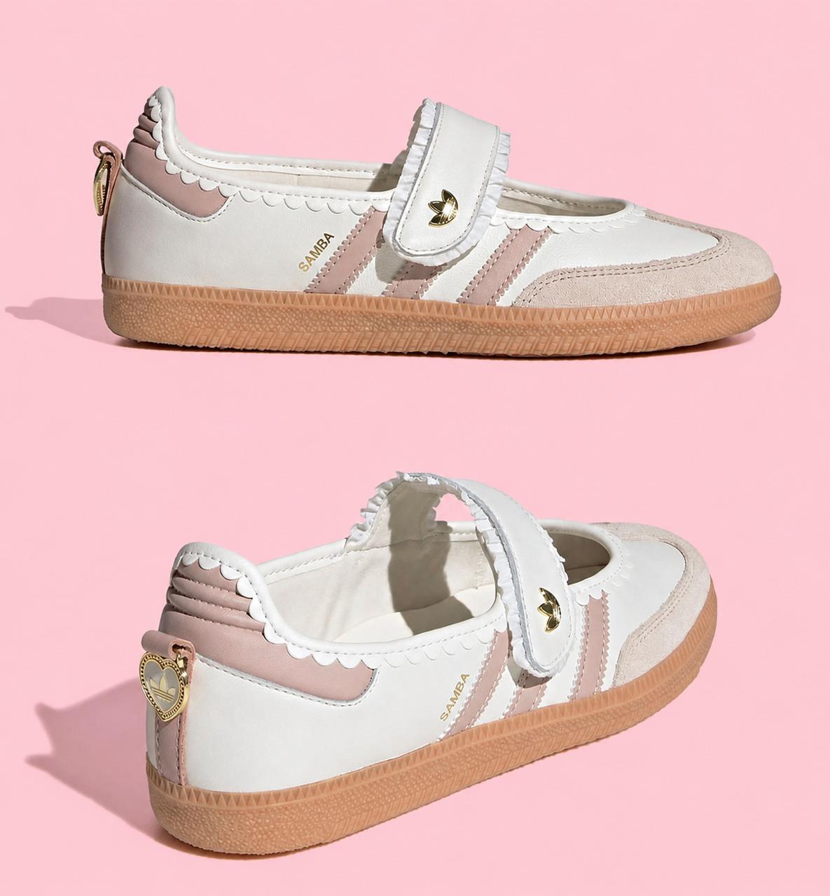 Adidas Samba Jane (Cloud White And Wonder Taupe)